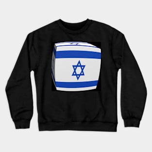 Israeli Flag cubed. Crewneck Sweatshirt